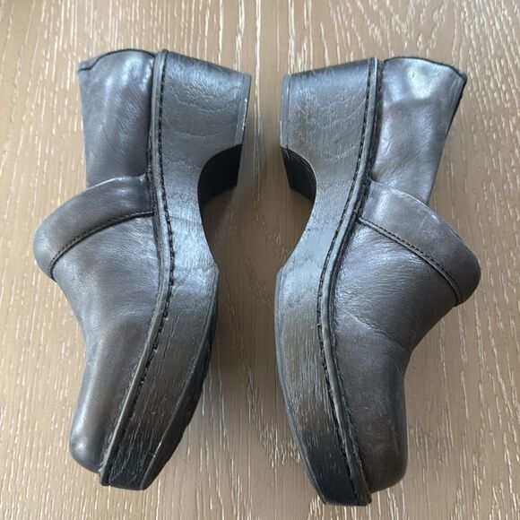 Born Women's Black Leather Mules Clogs Slip On Shoes Platform Casual Work Size 8 - Picture 9 of 12